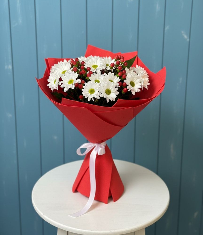 Букет цветов из: Хризантемы в Леонтьево