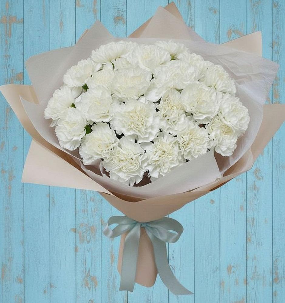 Букет цветов из: Гвоздики в Леонтьево