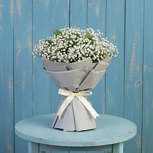 Букет цветов из:  Гипсофила в Леонтьево