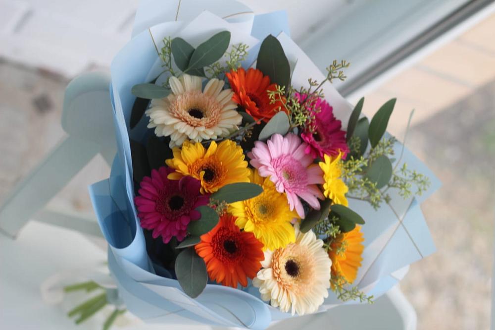 Букет цветов из: Герберы в Леонтьево