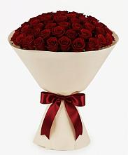 Букет 101 Бордовая роза Блэк Бакарра в Леонтьево