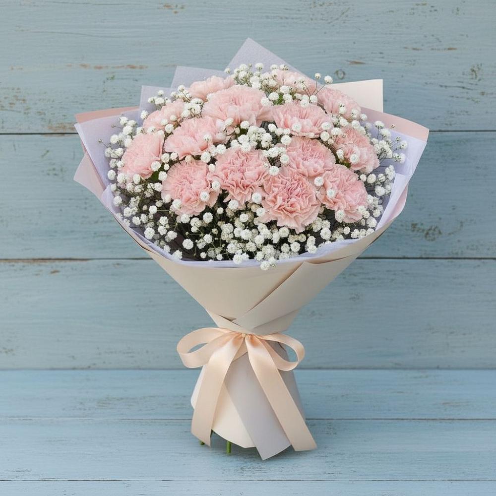 Букет цветов из: Гвоздики в Леонтьево