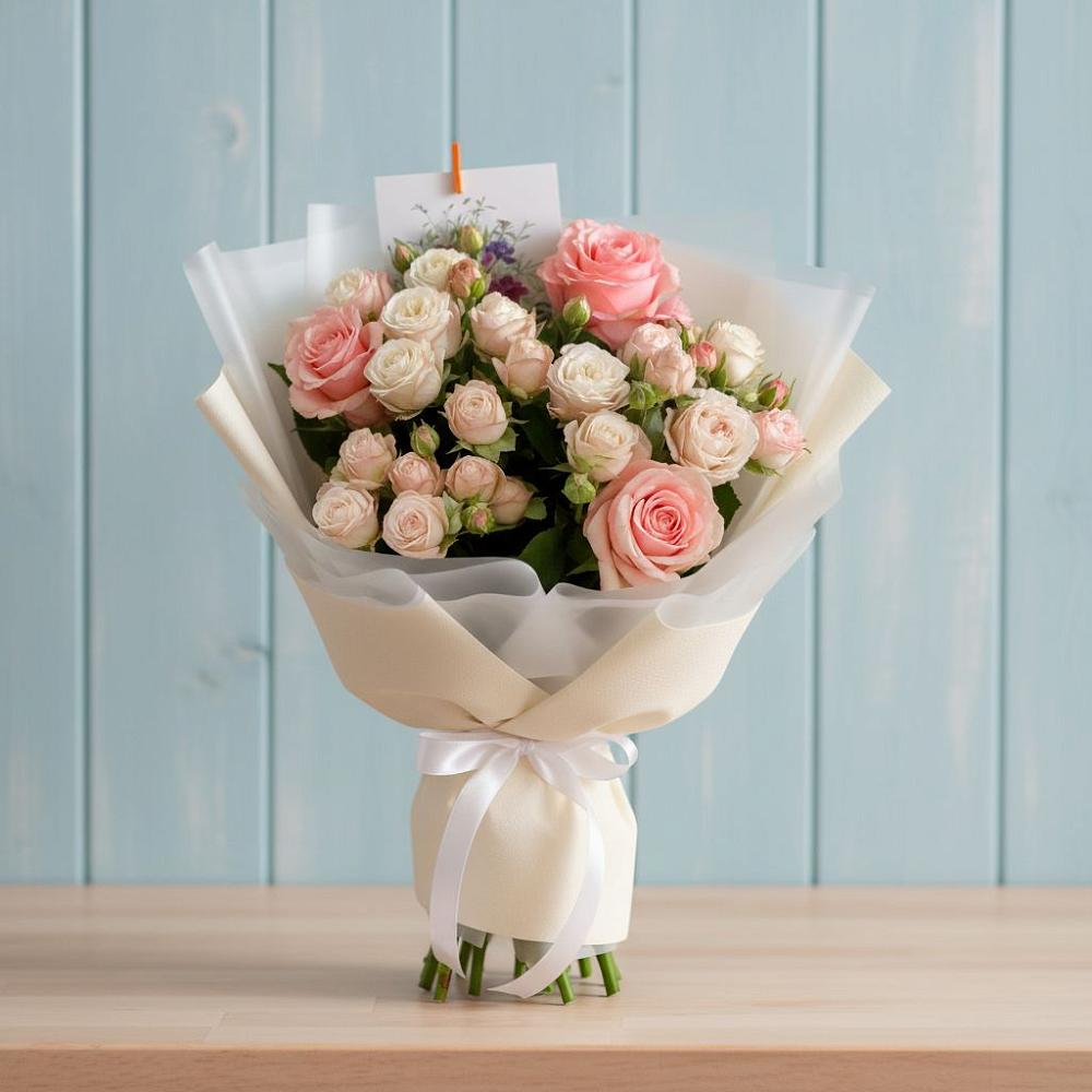 Букет цветов из: Розы в Леонтьево