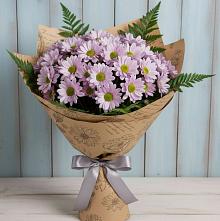 Букет цветов из:  Хризантемы #REPLACE_PRED# Леонтьево