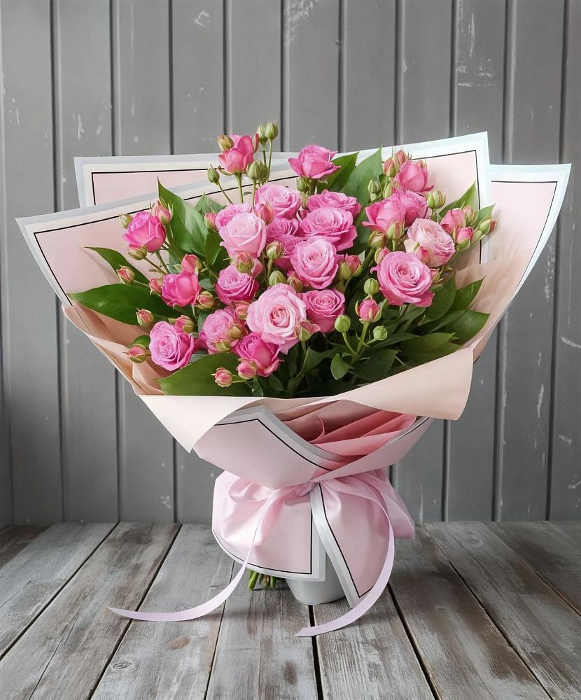 Букет Розовый кустик в Леонтьево