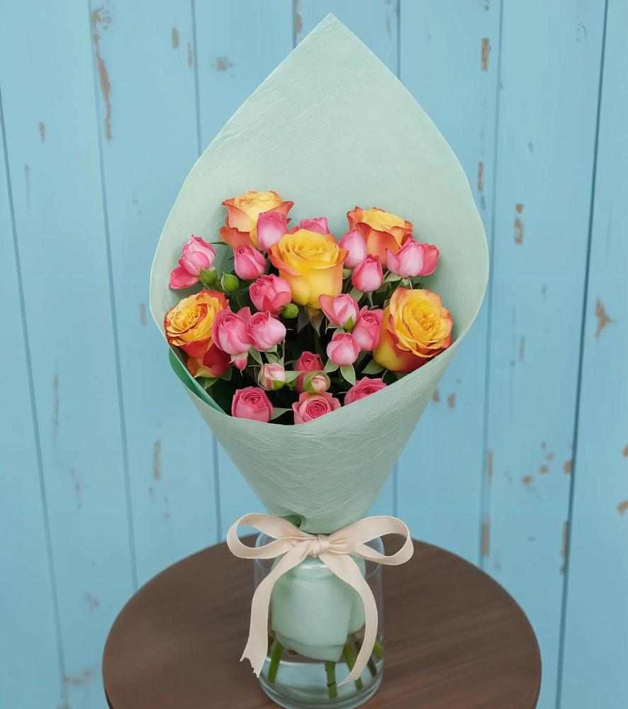 Букет цветов из: Розы в Леонтьево