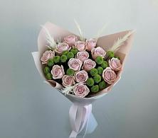 Букет цветов из:  Розы и Хризантемы #REPLACE_PRED# Леонтьево