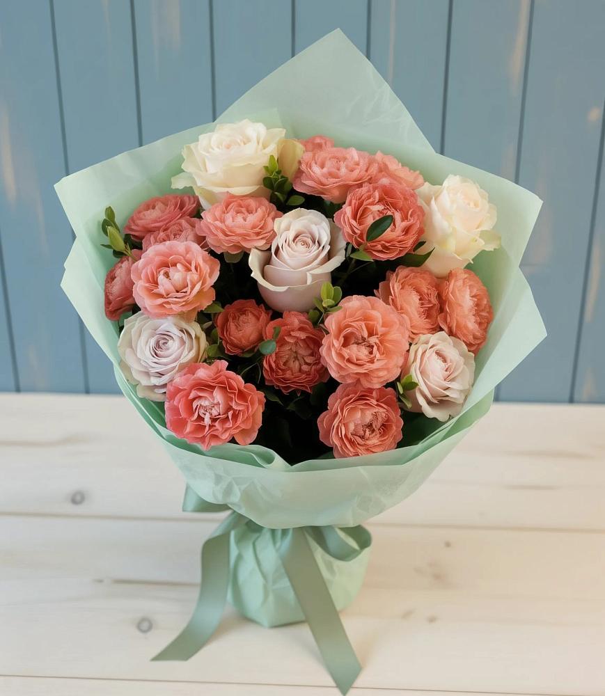 Букет цветов из: Розы в Леонтьево