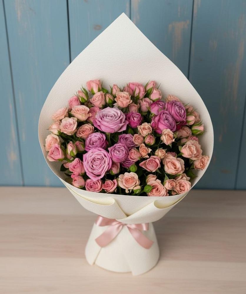 Букет цветов из: Розы в Леонтьево