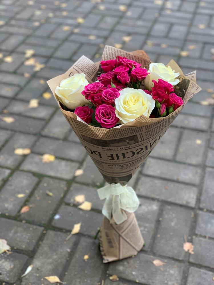 Букет цветов из: Розы в Леонтьево