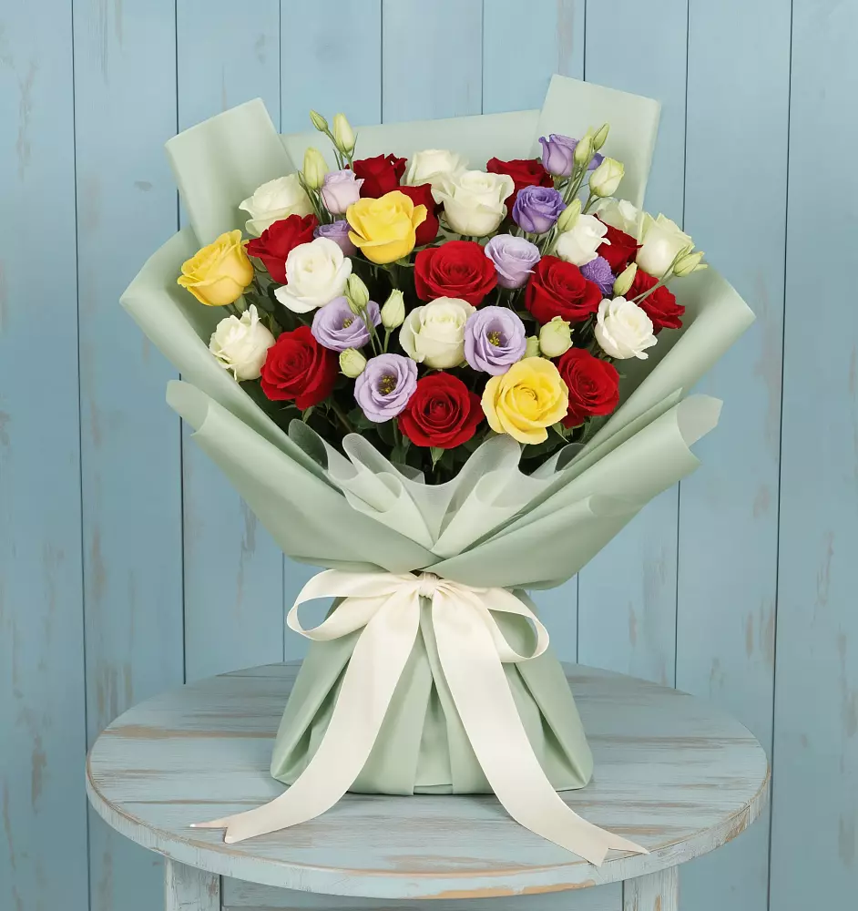 Букет цветов из: Розы в Леонтьево