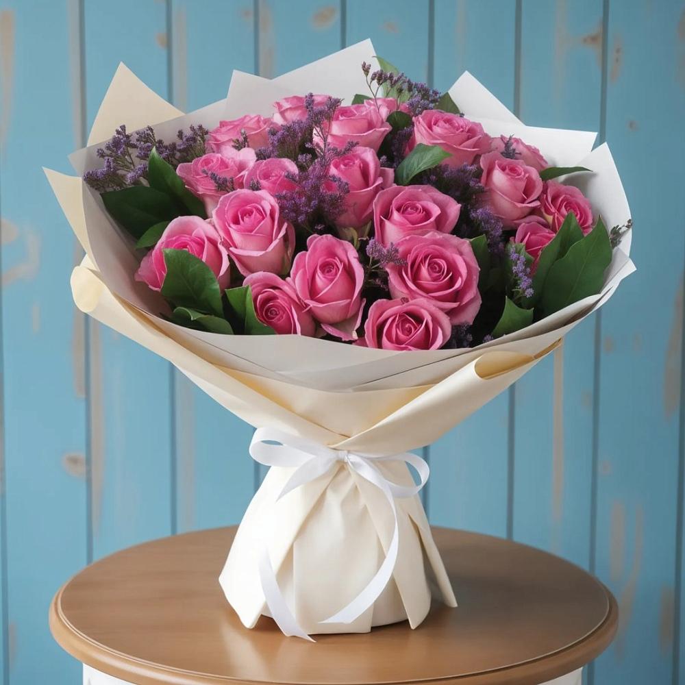 Букет цветов из: Розы в Леонтьево