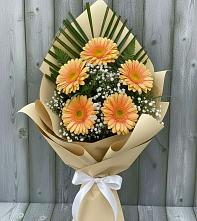 Букет цветов из:  Герберы в Леонтьево
